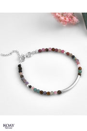 Rainbow Tourmaline Bracelet