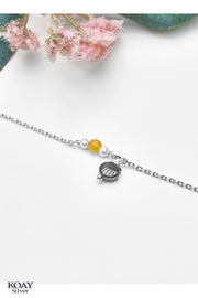 Colored Italian Shell (Yellow) Bracelet