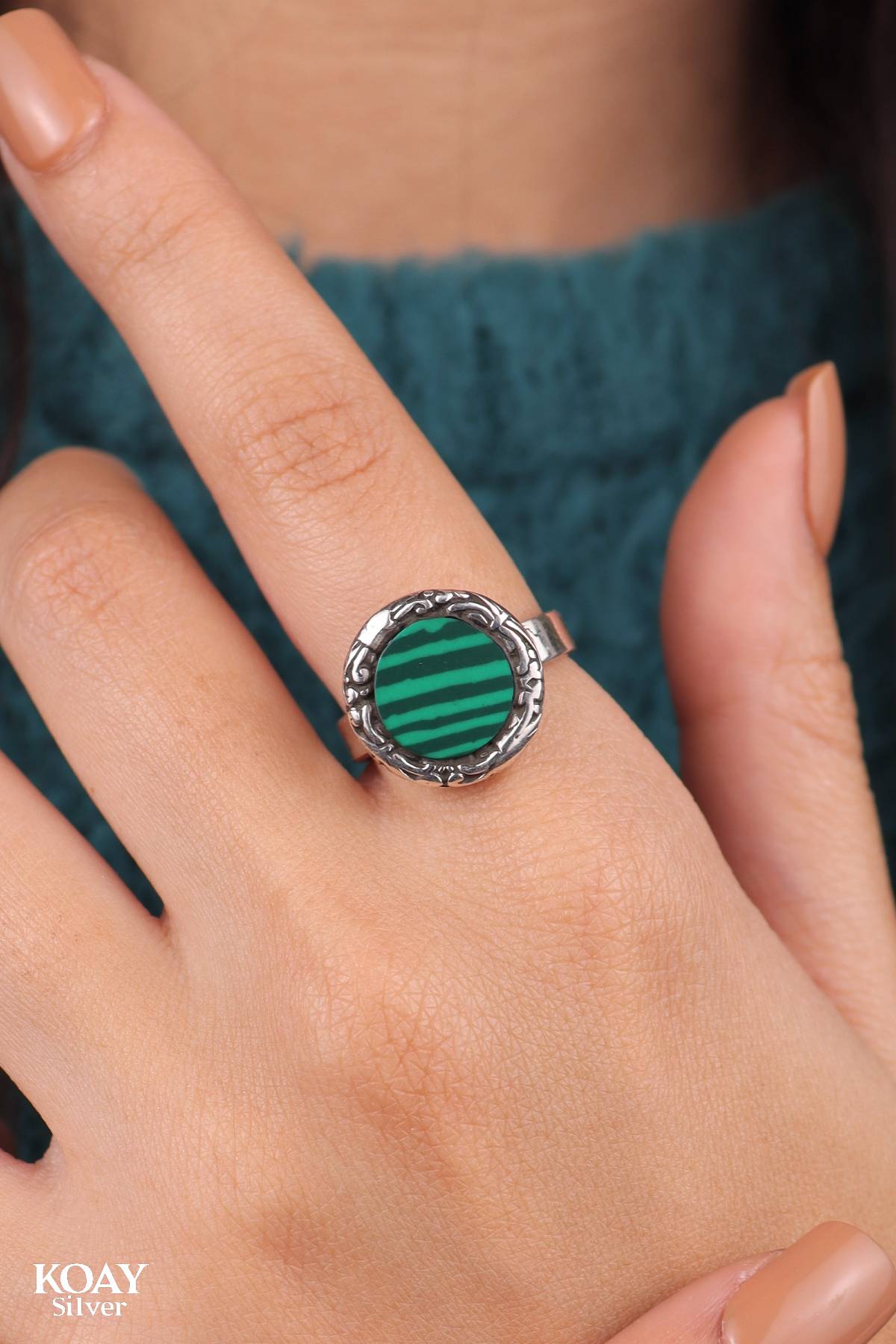 Circle Green Ring