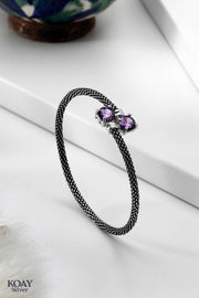 Purple Braided Bracelet