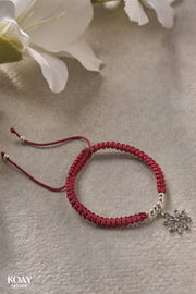 Red Snowflake Bracelet
