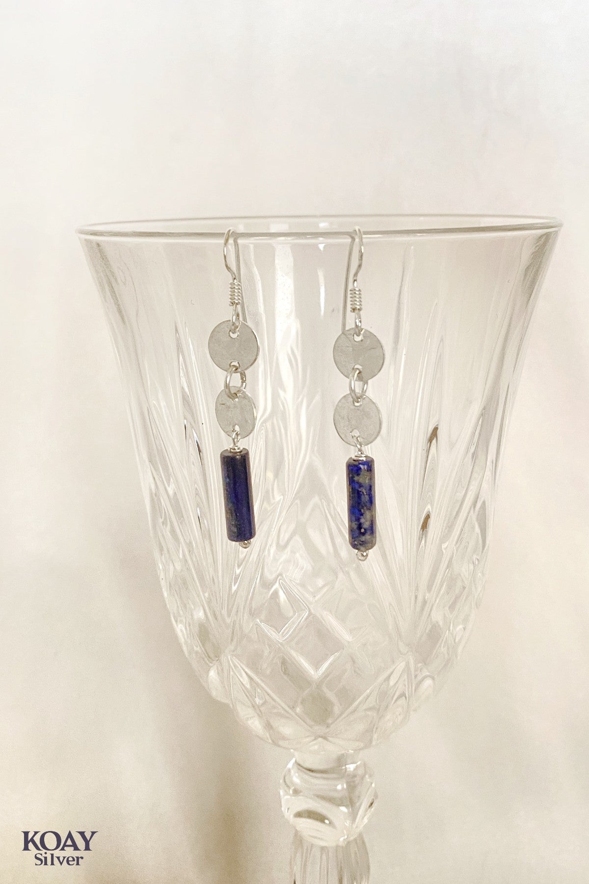 Blue Stone Barq Earing