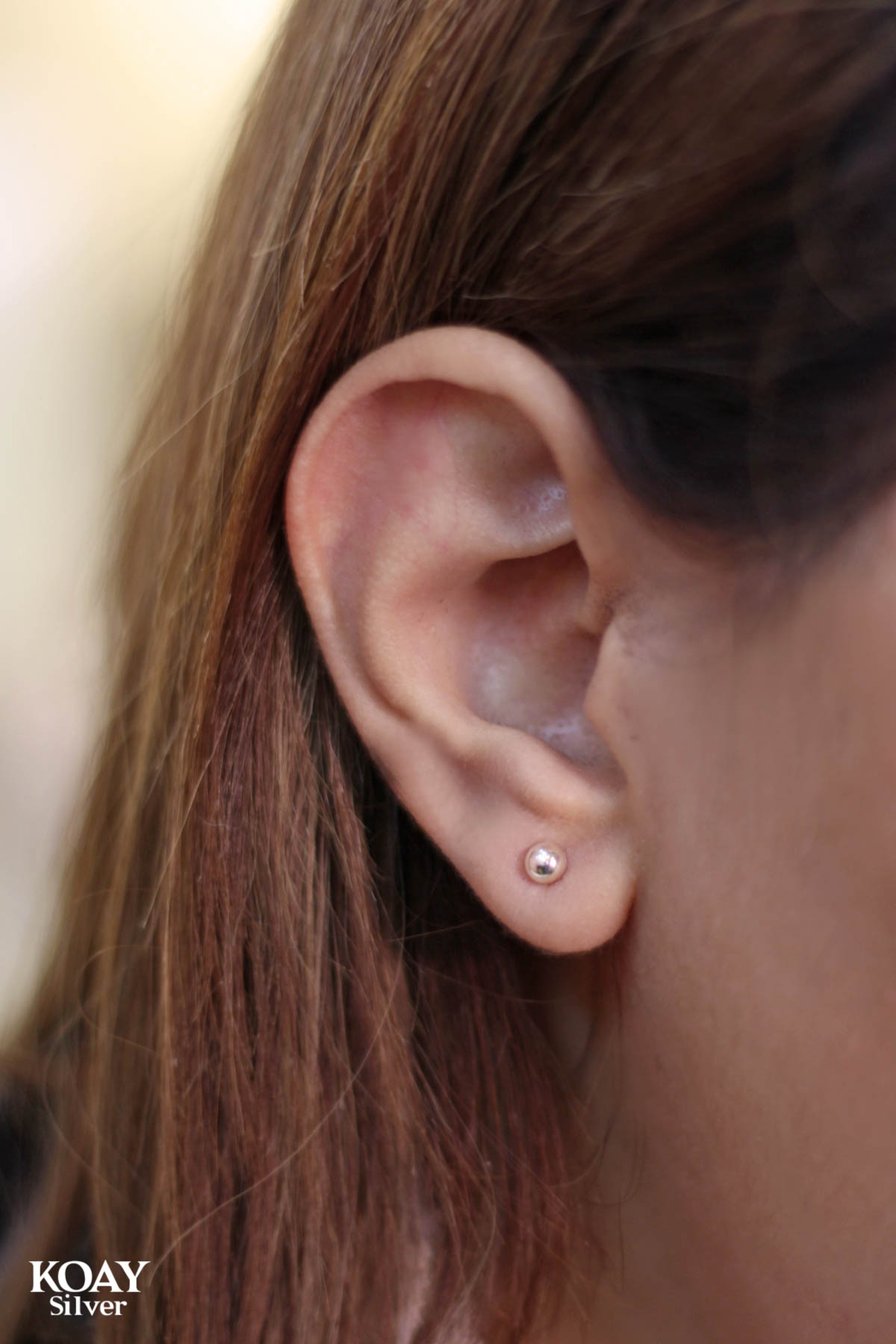 Single Ball Earrings (S)