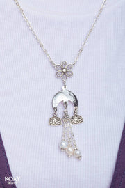 D Sa3ada Flower Necklace