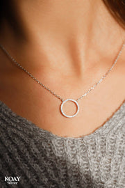 Circle Zircons Necklace