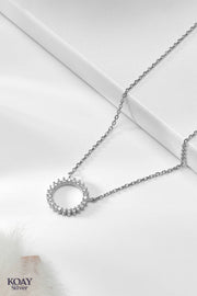 Zircon Sun Necklace