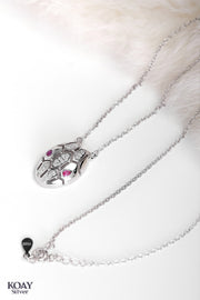 Snake Red Eye Necklace
