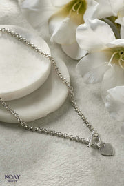 Heart (T) Necklace