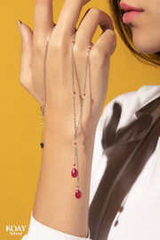 Fuchsia Stones Necklace