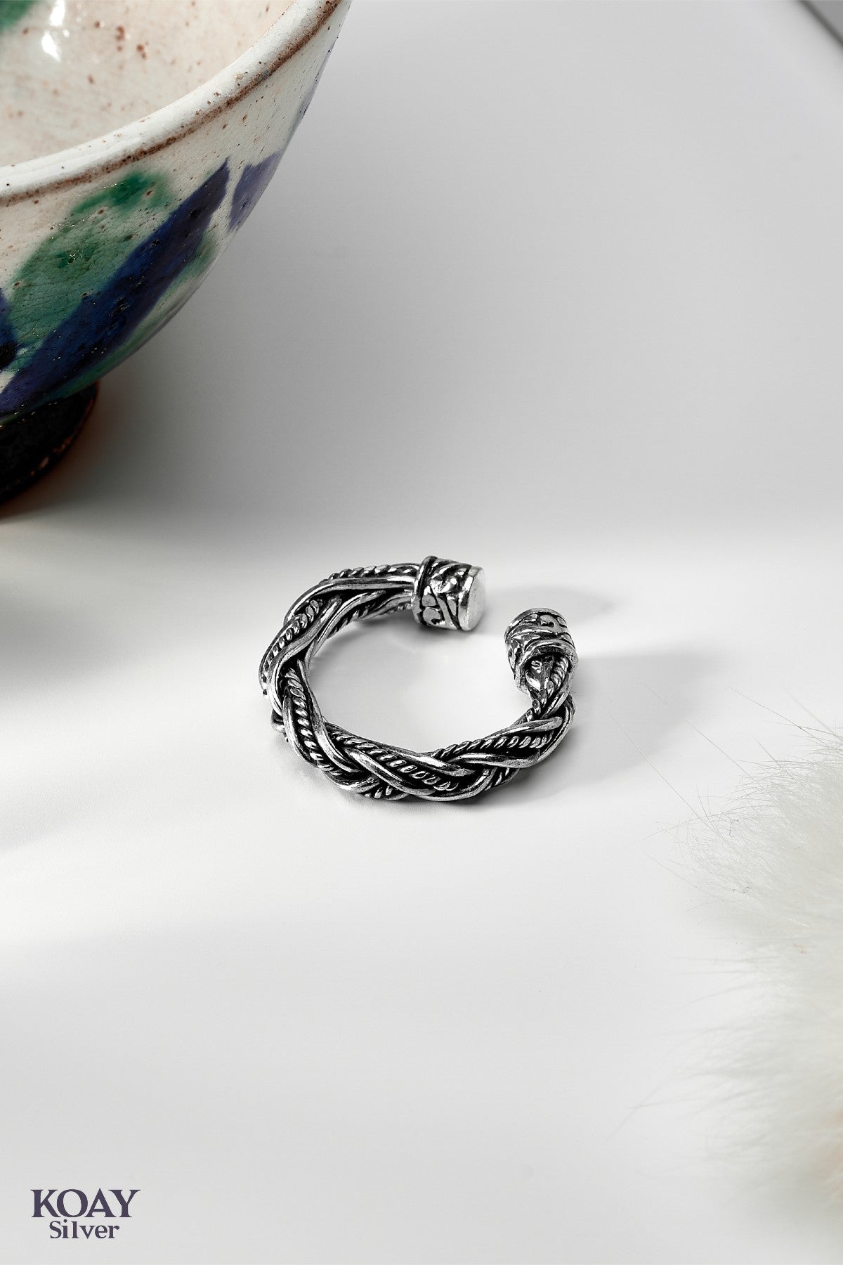 G Tex Braided Ring