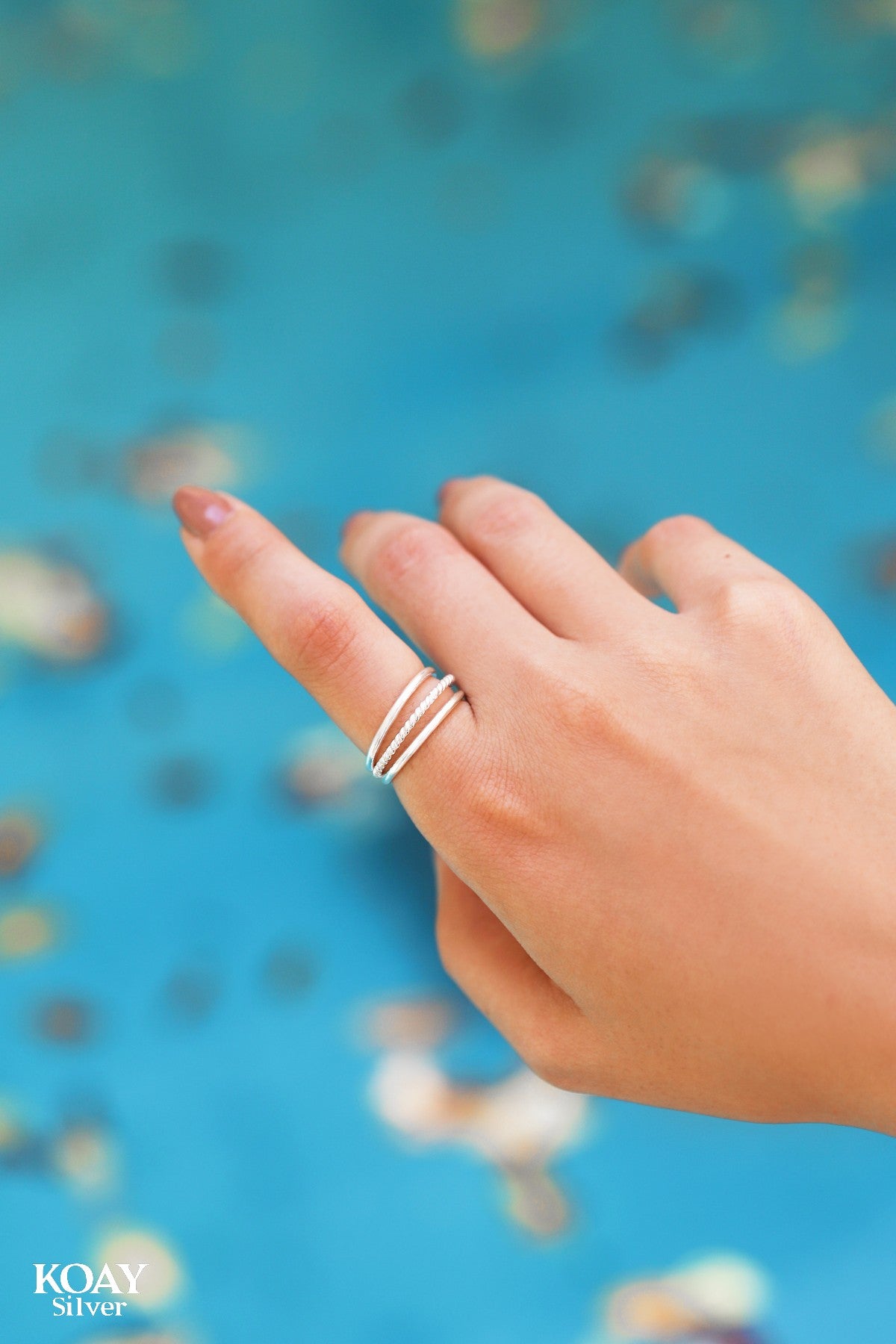 Triple Plain Ring