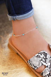 Turquoise Anklet