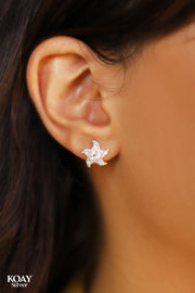 Zircon Starfish Earring